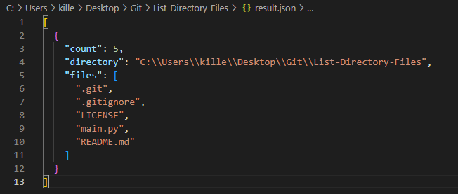 List Directory Files